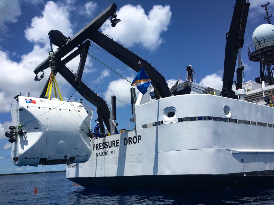 The Triton 36000/2 Hadal Exploration System. Photo courtesy Triton Submarines.